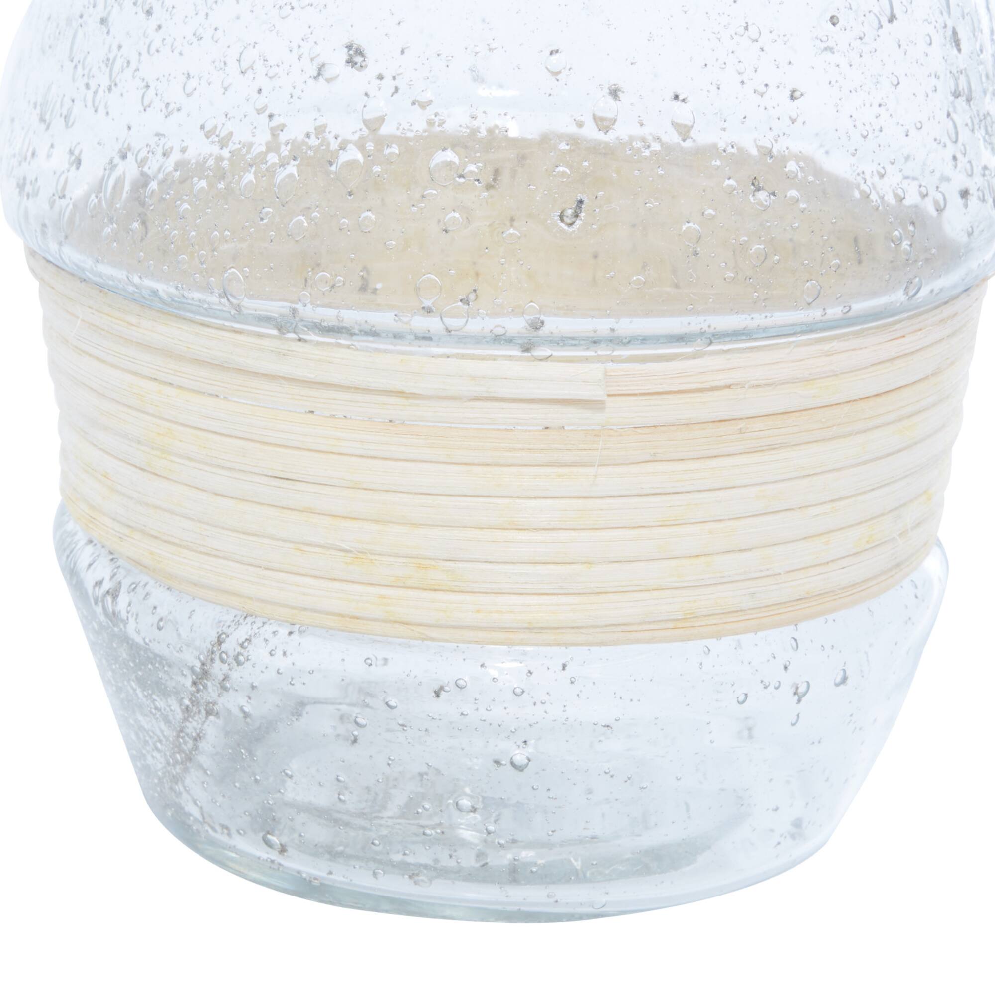 The Novogratz 16" Clear Glass Coastal Vase